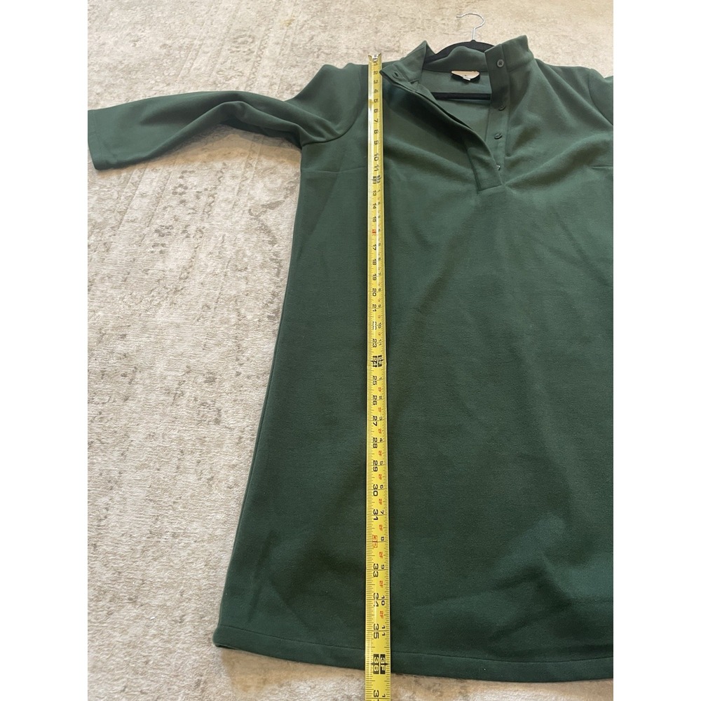 Tuckernuck Avery Dress Green Soft Fleece‎ Size XL 3/4 Sleeve - Picture 11 of 11